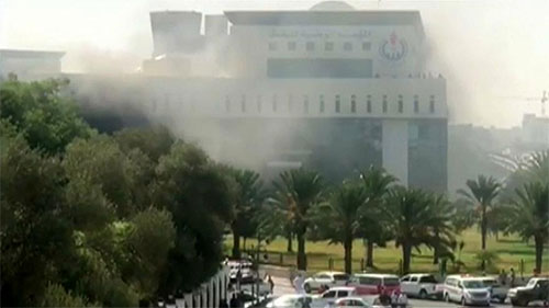 Asalto a la sede de la compañía nacional petrolera libia